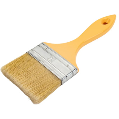 Кисть плоская светлая Decor, смешанная щетина, пластиковая ручка, 75х14 мм купить в отделе магазина Экономстрой