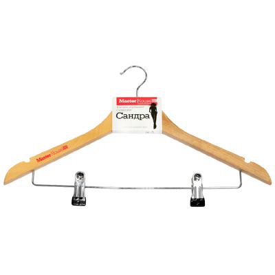 Вешалка-плечики деревянная, Сандра, 60363, MasterHouse (636935) купить в отделе магазина Экономстрой