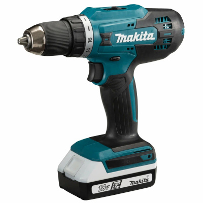 Аккумуляторная дрель-шуруповерт Makita DF488D004, 18 В (2х2 Ач) купить в отделе магазина Экономстрой