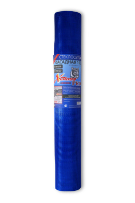 Сетка стеклотканевая фасадная X-Glass Pro, ячейка 5х5 мм, 1х50 м купить в отделе магазина Экономстрой