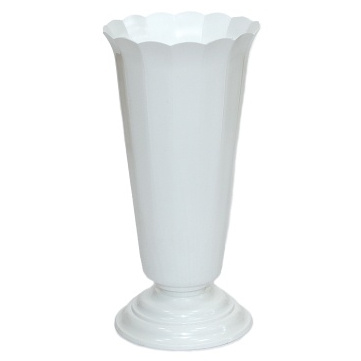 Ваза для цветов Protex, высота с поддоном 360 мм, белый, 5 л купить в отделе магазина Экономстрой