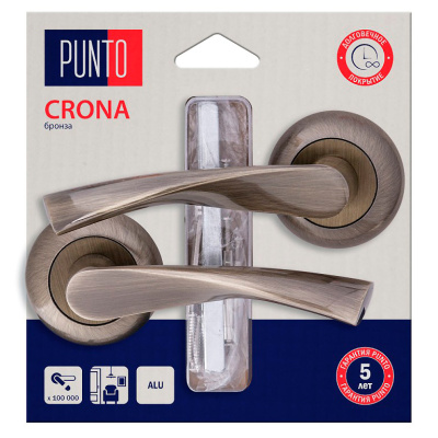 Ручка Punto раздельная LM/A R.TL54.CRONA/HD ABG-6, бронза купить в отделе магазина Экономстрой