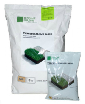 Семена газона Зеленый квадрат УНИВЕРСАЛЬНЫЙ, 8 кг купить в отделе магазина Экономстрой