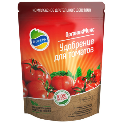 Удобрение органическое ОрганикМикс, для томатов, 200 гр.