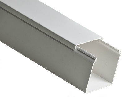 Кабель-канал 80х60х2000 мм белый Рувинил купить в отделе магазина Экономстрой