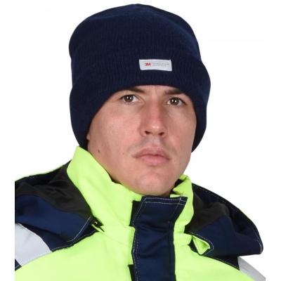 Шапка трикотажная Сириус Юка с утеплителем Тинсулейт, темно-синяя (х12х120) купить в отделе магазина Экономстрой
