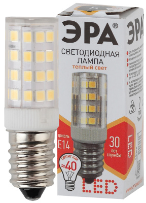 Лампа светодиодная Эра LED для холодильника T25-5W-CORN-827-E14 400lm 2700К, Б0033030 купить в отделе магазина Экономстрой