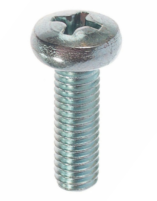 Винт Госкреп с полусферической головкой, оцинкованный, DIN 7985, М4х10 (6 шт) купить в отделе магазина Экономстрой