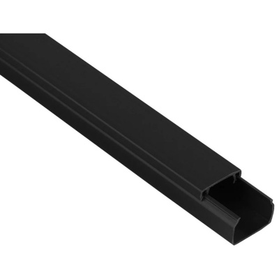 Кабель-канал 25x16x2000 мм, черный, Рувинил РКК-25х16-Ч