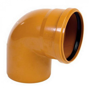 Отвод ПП 110 <90гр. красный купить в отделе магазина Экономстрой