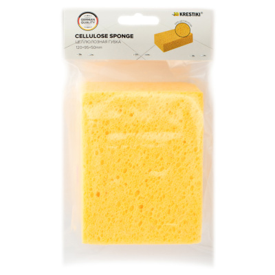 Целлюлозная губка 3D Krestiki, 95х120х50 мм купить в отделе магазина Экономстрой