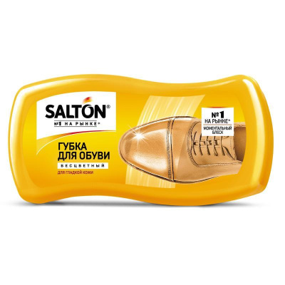 Губка-волна для обуви из гладкой кожи Salton, бесцветная купить в отделе магазина Экономстрой