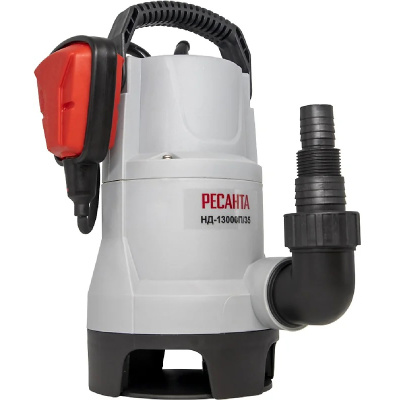 Дренажный насос Ресанта НД-13000П/35 для грязной воды, 550 Вт, 216 л/м, погружение 8 м купить в отделе магазина Экономстрой