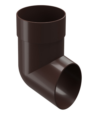 Наконечник Docke STANDARD (Standart) пластиковый 80 мм, темно-коричневый RAL 8019