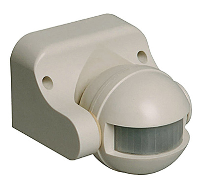 Датчик движения ИЭК ДД 009, максимальная нагрузка 1100 Вт, угол 180 градусов, дальность 12 м, IP44, белый купить в отделе магазина Экономстрой