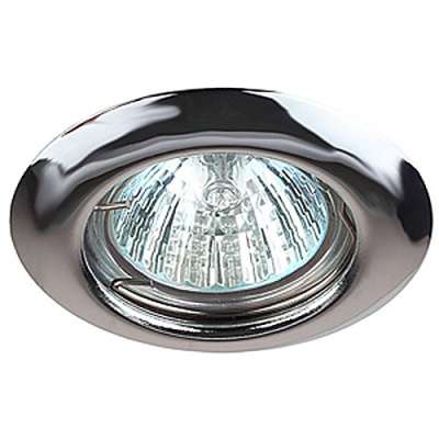 Светильник ЭРА ST3 CH MR16 12/220V, сталь, штамповка, хром