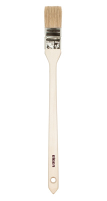 Кисть радиаторная Biber, натуральная щетина, деревянная ручка, 38 мм