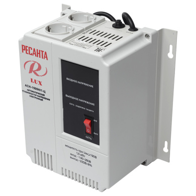 Стабилизатор напряжения однофазный Ресанта АСН-1500 Н/1-Ц Ресанта Lux, 1,5 кВт купить в отделе магазина Экономстрой