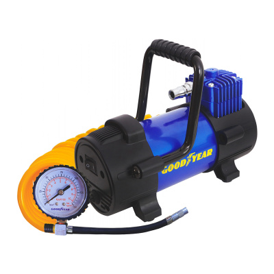 Компрессор воздушный Goodyear, GY-40L, со съемной ручкой, съемный витой шланг, 40 л/мин купить в отделе магазина Экономстрой