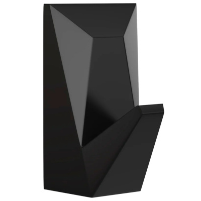 Крючок одинарный для ванной Kleber ICE Black купить в отделе магазина Экономстрой