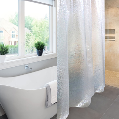Штора для ванн Meiwa Asteria ПВХ, прозрачная, 182х182 см купить в отделе магазина Экономстрой