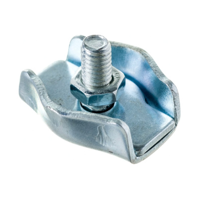 Зажим троса Simplex, белый цинк, 3 мм (4 шт)