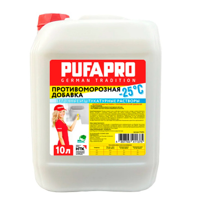 Противоморозная добавка Pufapro (-25°С), 10 л купить в отделе магазина Экономстрой