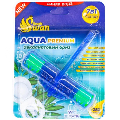 Туалетный блок Royals Swan, Premium, эвкалипт, 40 гр