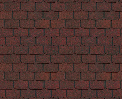 Гибкая черепица Docke PIE STANDARD КРОНА красный