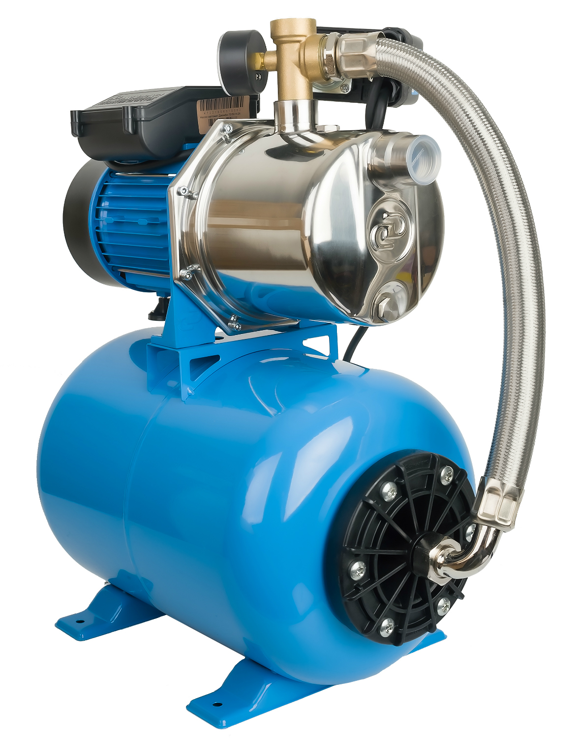 Насос-автомат ДЖАМБО 70/50 Н-24 (70л/мин,напор 50м,1100 Вт,глубина всас. 9 м,нержав.) Джилекс купить в отделе Насосные станции магазина Экономстрой