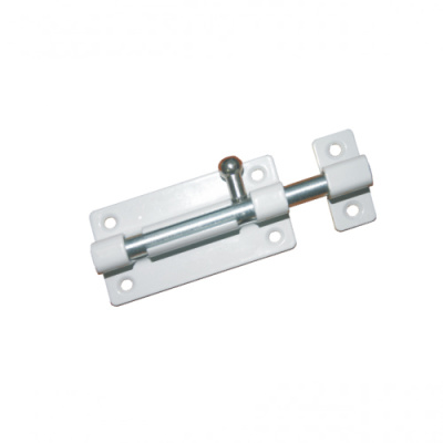 Задвижка накладная ЗТ-6  белая купить в отделе магазина Экономстрой