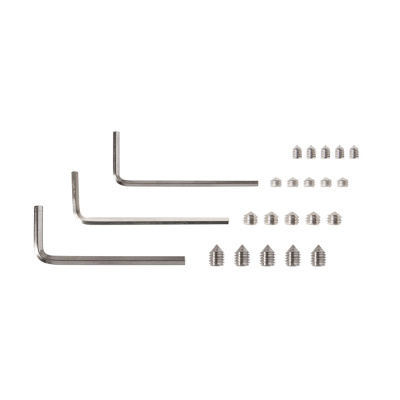 Набор винтов установочных Ajax (Аякс) 58827, для ручек дверных (М6х8, М6х5, М5х4, M4x6, шестигранники) купить в отделе магазина Экономстрой