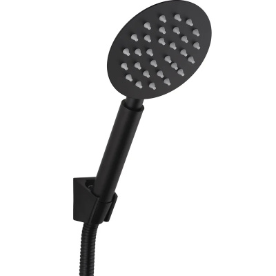 Набор для душа Aqueduc (лейка 1-режимная, шланг, держатель) черный, нержавеющая сталь купить в отделе магазина Экономстрой