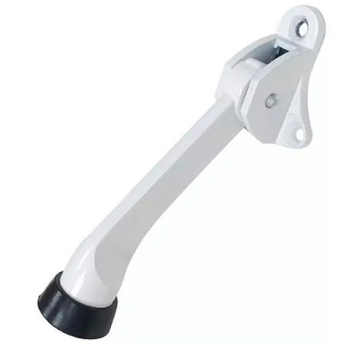 Фиксатор двери козья ножка, белый купить в отделе магазина Экономстрой