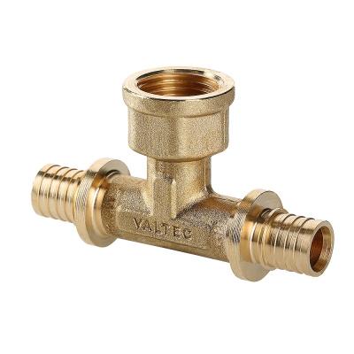 Тройник надвижной Valtec, с переходном на внутреннюю резьбу, 16(2,2) х 1/2&quot; х 16(2,2)