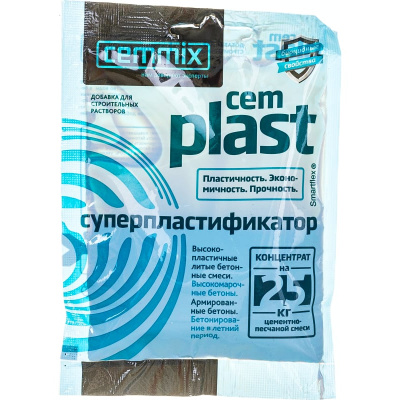 Пластификатор Cemmix "Cemplast", концентрат, 50 мл купить в отделе магазина Экономстрой