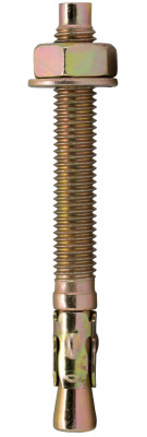 Анкер клиновой, сталь, желтый цинк, 8х70 мм (2 шт)