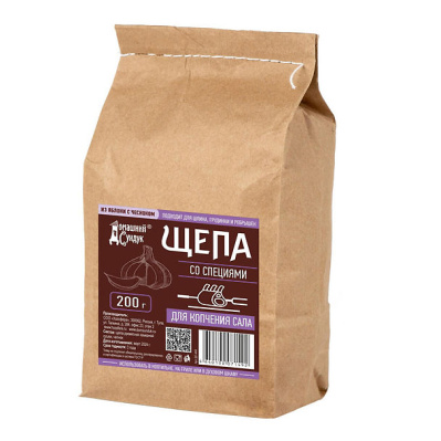 Щепа для копчения сала со специями Домашний Сундук, 200 г купить в отделе магазина Экономстрой