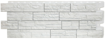 Фасадная панель Docke STEIN 1098х400 мм (0,44 м2) молочный купить в отделе магазина Экономстрой