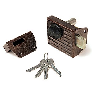 Замок накладной Зенит ЗН1-2.1 (медь) купить в отделе магазина Экономстрой