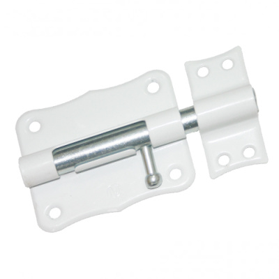 Задвижка накладная ЗТ2-85 белая купить в отделе магазина Экономстрой