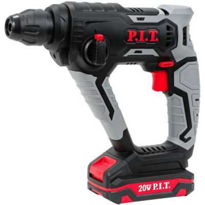 Перфоратор аккумуляторный P.I.T PBH20H-18A/1, 20 В, Li-Ion 1х2 Ач, 1,4 Дж купить в отделе магазина Экономстрой