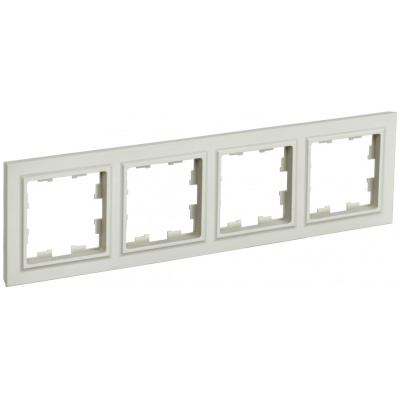 Рамка 4-местная BRITE IEK, бежевая, BR-M42-K10 купить в отделе магазина Экономстрой