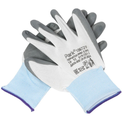 Перчатки рабочие с нитриловым покрытием Park PFN1, размер М купить в отделе магазина Экономстрой