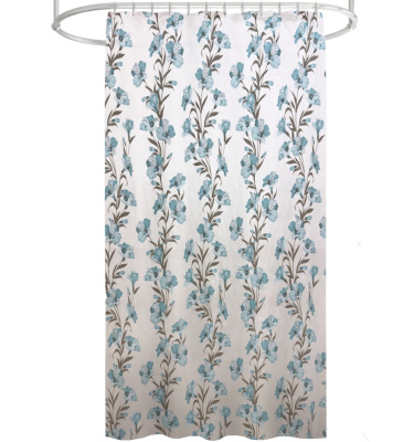 Штора для ванн Peva, GX005-P1,178х183 см, васильки купить в отделе магазина Экономстрой
