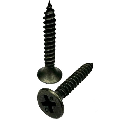 Саморез по металлу Русский Саморез усиленный черный ГМ 3,5х25 мм (30 шт) купить в отделе магазина Экономстрой