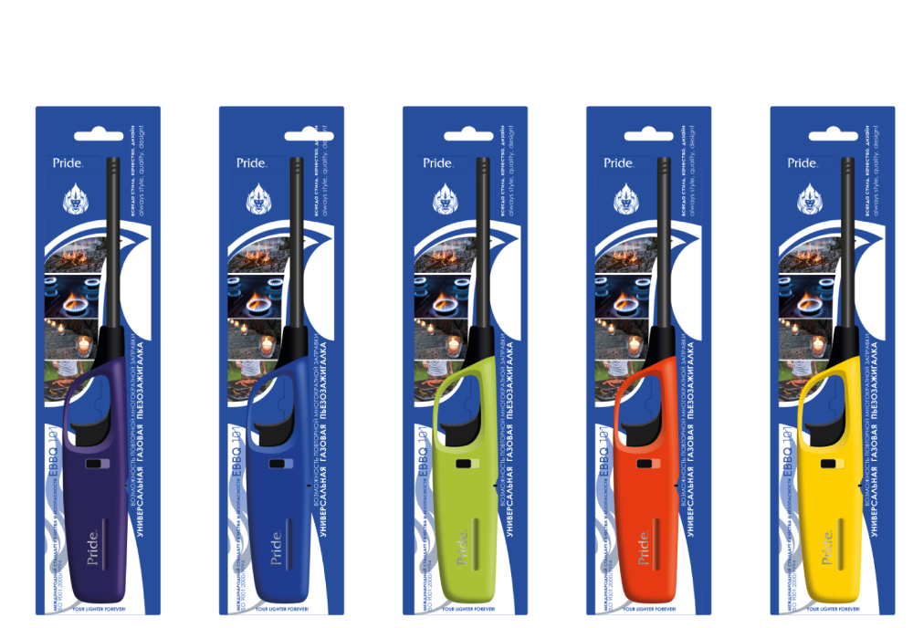 Зажигалка универсальная Pride, EBBQ-101, Matt Color Classic купить в отделе Зажигалки бытовые магазина Экономстрой