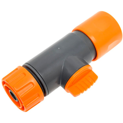Муфта быстросоединяемая с краном для шланга 1/2&quot;, GLQ GL 7062