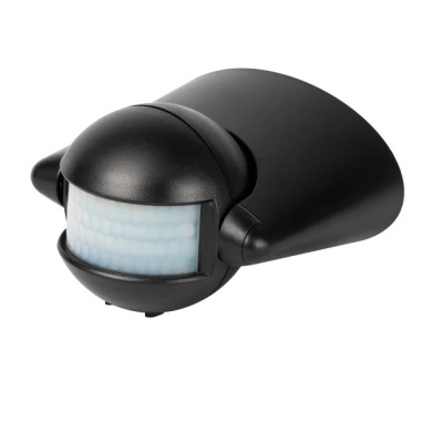 Датчик движения ЭРА MD 03 настенный инфракрасный 1200 Вт угол 180 градусов IP44, черный