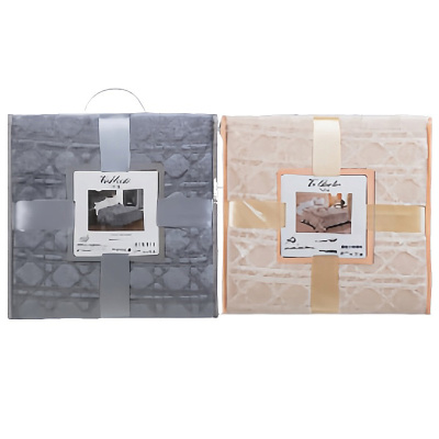 Плед флисовый, гладкокрашеный, 100 % полиэстер, 200х220 см купить в отделе магазина Экономстрой